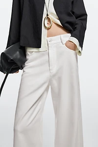 Jean wide leg fluide