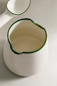 STONEWARE ICE CREAM SERVING SET