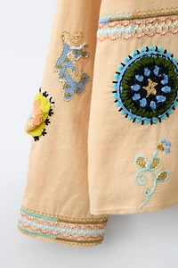 EMBROIDERED OVERSHIRT