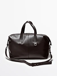 Sac duffle en cuir nappa
