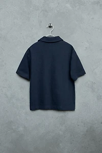 STORIESZ - TEXTURED RELAXED FIT POLO