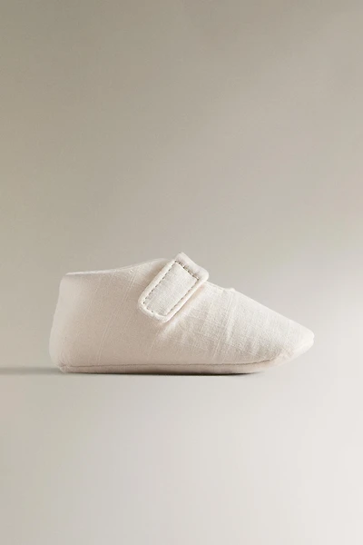 FABRIC BALLERINA BOOTIES