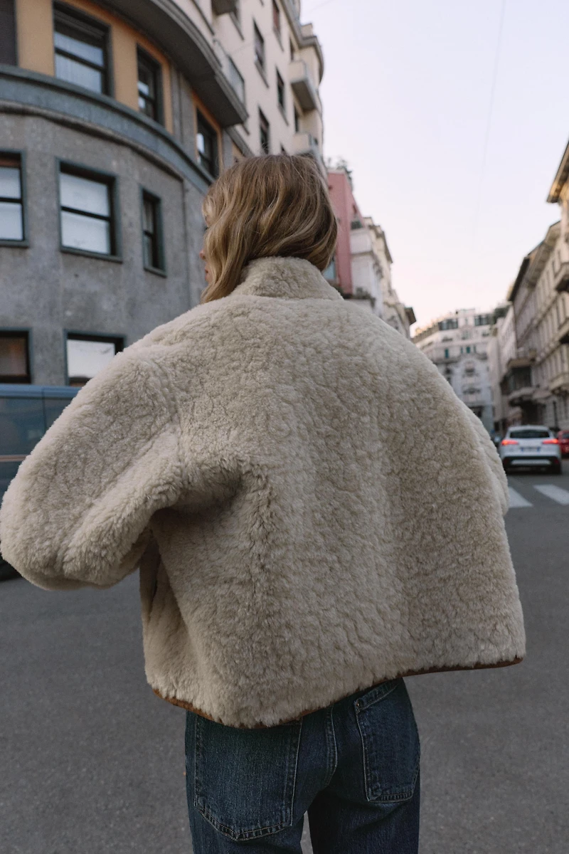 REVERSIBLE DOUBLE-FACED JACKET