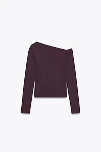 ASYMMETRIC POLYAMIDE T-SHIRT