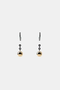PACK OF COMBINED SHINY BALL EARRINGS