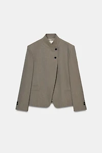 HIGH COLLAR BLAZER ZW COLLECTION