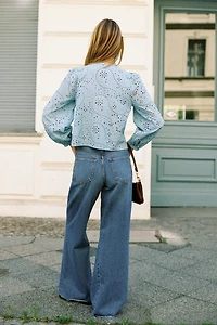 Z1975 HIGH RISE WIDE LEG JEANS
