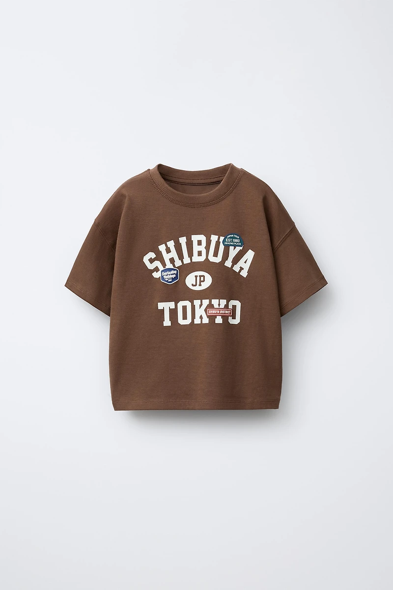 RAISED PRINT T-SHIRT