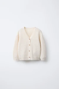 GILET EN MAILLE CÔTELÉE