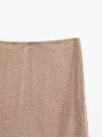 Mini skirt with rhinestone detail