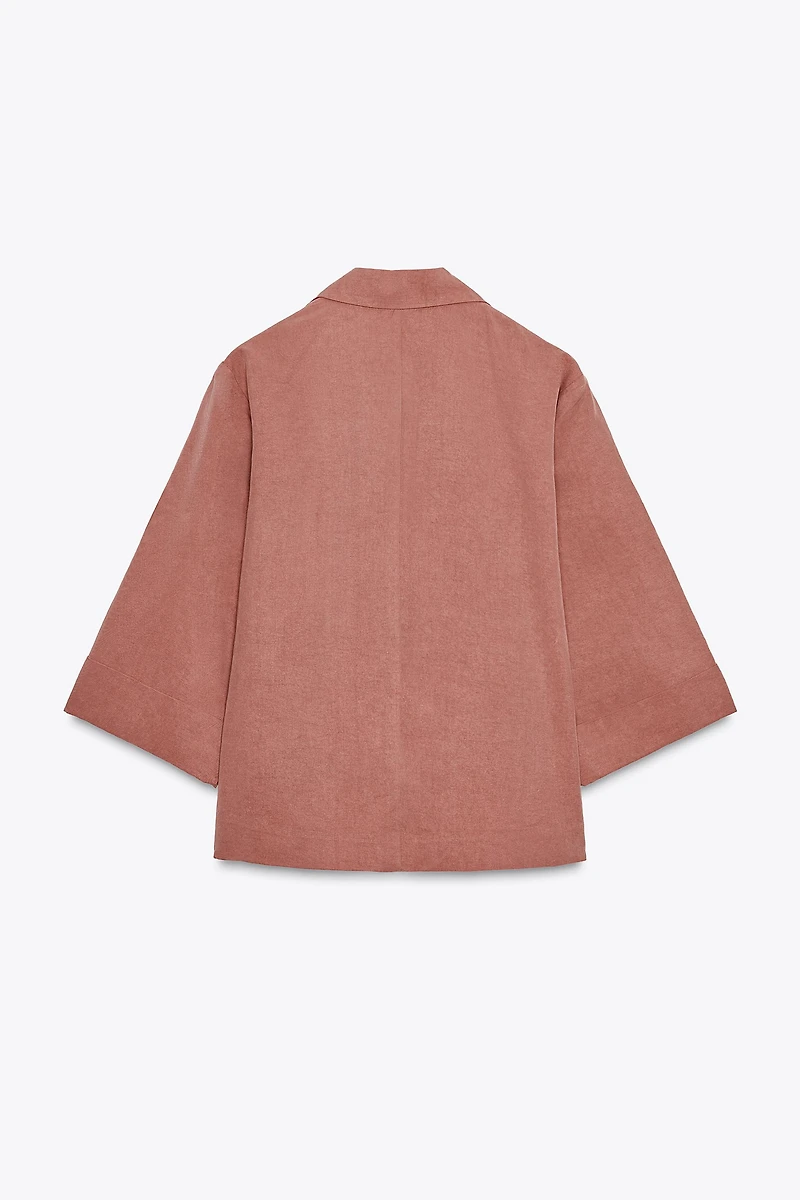 BLAZER CROISÉE MANCHES 3/4