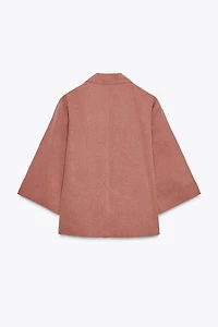 BLAZER CROISÉE MANCHES 3/4