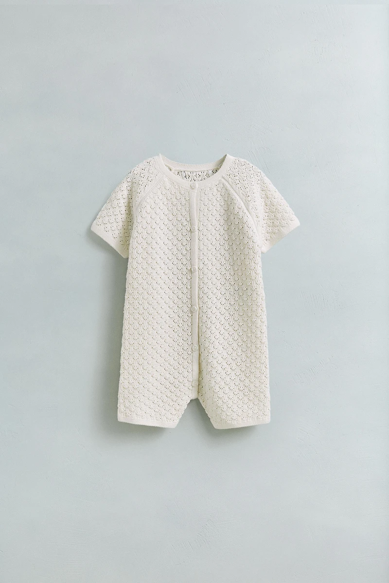 SILK COTTON KNIT JUMPSUIT