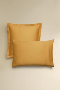 SATEEN PILLOWCASE WITH FESTOON DESIGN (300 THREAD COUNT)