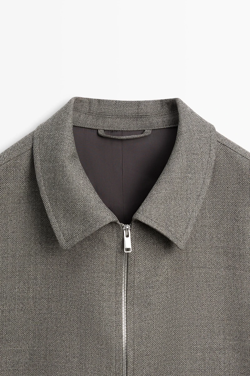 100% wool structured jacket