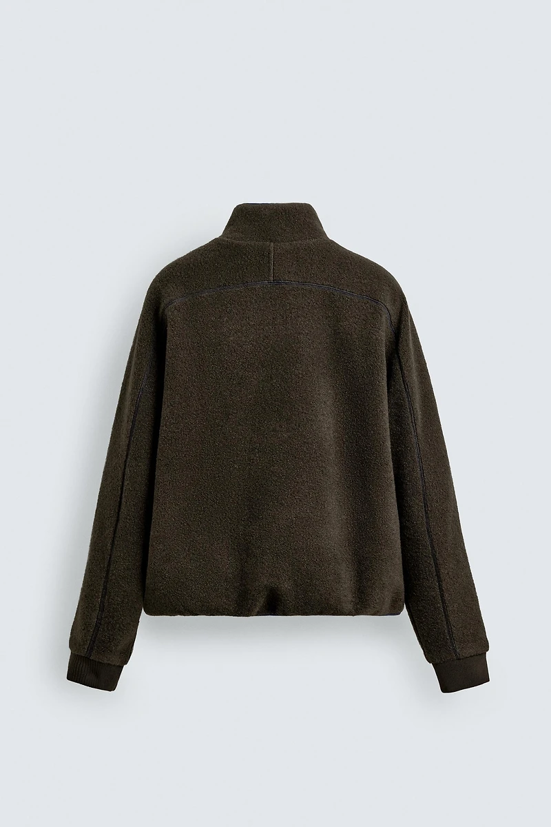 FLEECE ZIPPER SWEATSHIRT