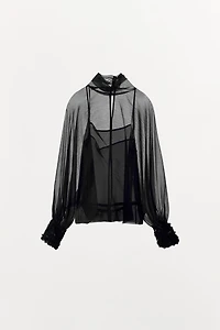 BLOUSE SEMI-TRANSPARENTE ZW COLLECTION