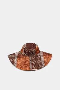 PATCHWORK PRINT HAT