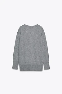 OVERSIZED 100% WOOL SWEATER