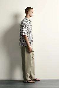 MOSAIC PRINT RELAXED FIT SHIRT
