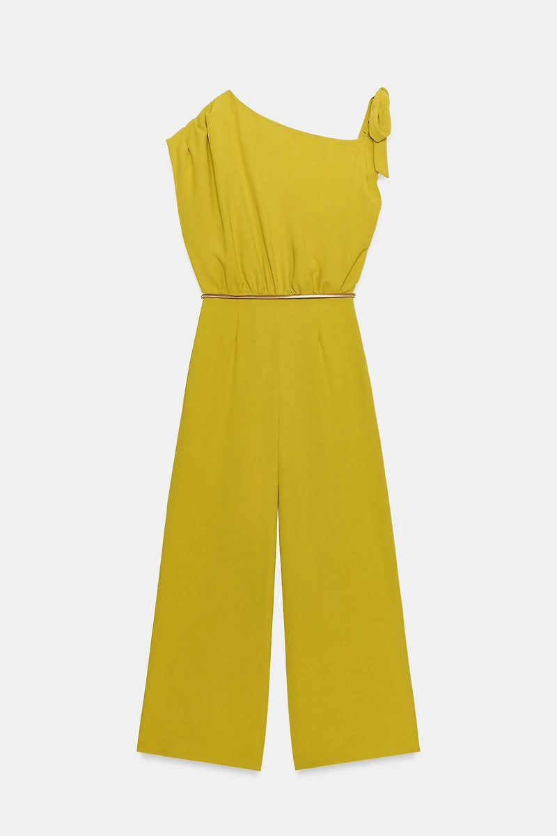 COMBINAISON MANCHE ASYMÉTRIQUE CEINTURE