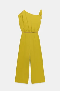 COMBINAISON MANCHE ASYMÉTRIQUE CEINTURE