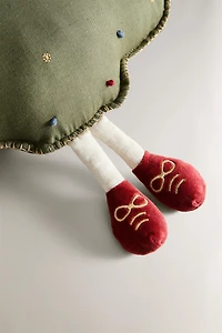 CHILDREN'S THROW PILLOW CHRISTMAS TREE