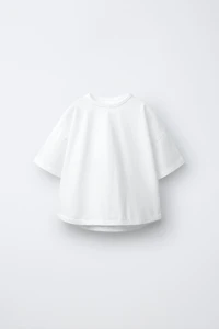 ZARA TIMELESS - T-SHIRT EN COTON UNI