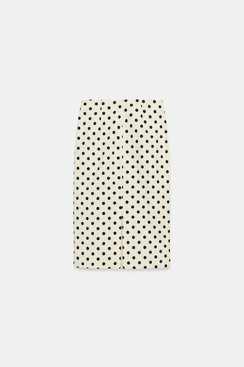 POLKA DOT PENCIL SKIRT ZW COLLECTION