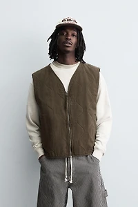 STITCHED PUFFER VEST