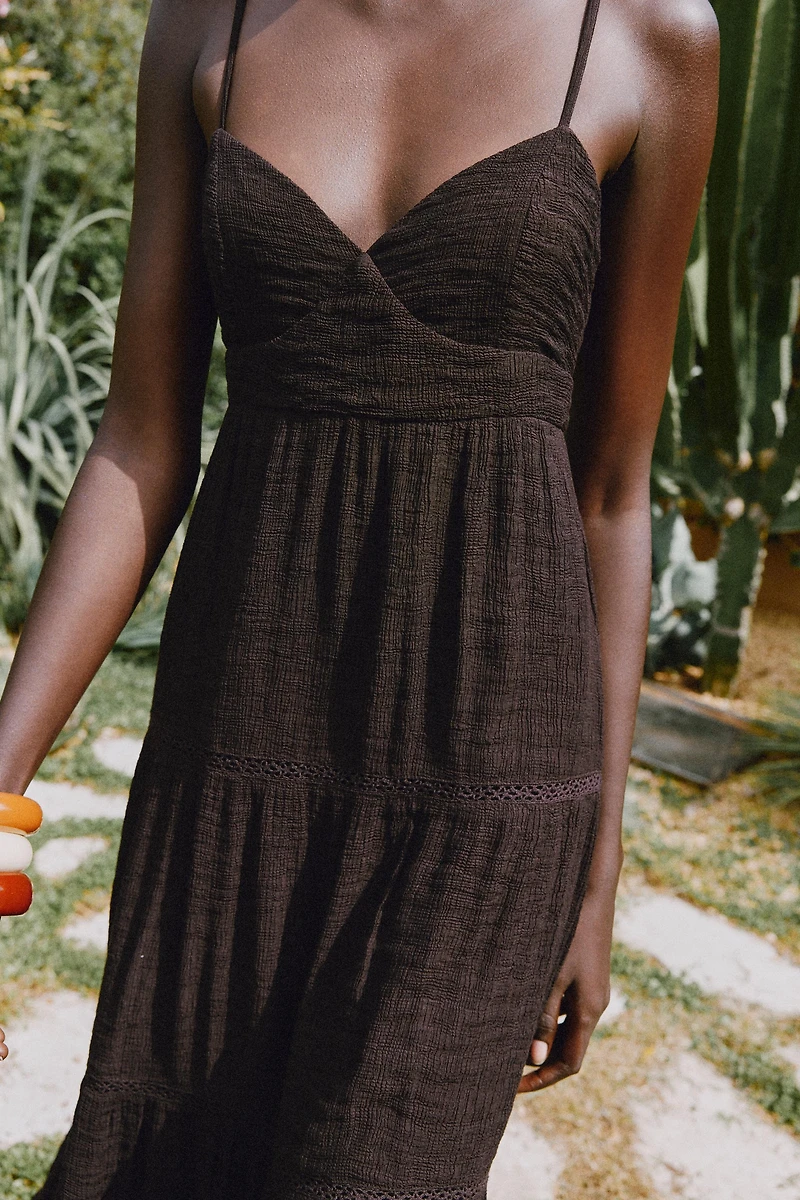 LONG STRAPPY DRESS