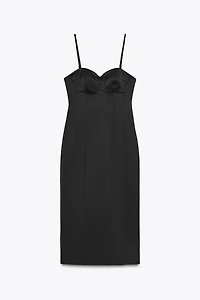 ZW COLLECTION MULTI-POSITION SATIN DRESS