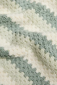 TAPIS DE BAIN JACQUARD GÉOMÉTRIQUE