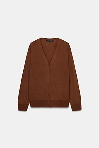 100% EXTRA SOFT WOOL CARDIGAN