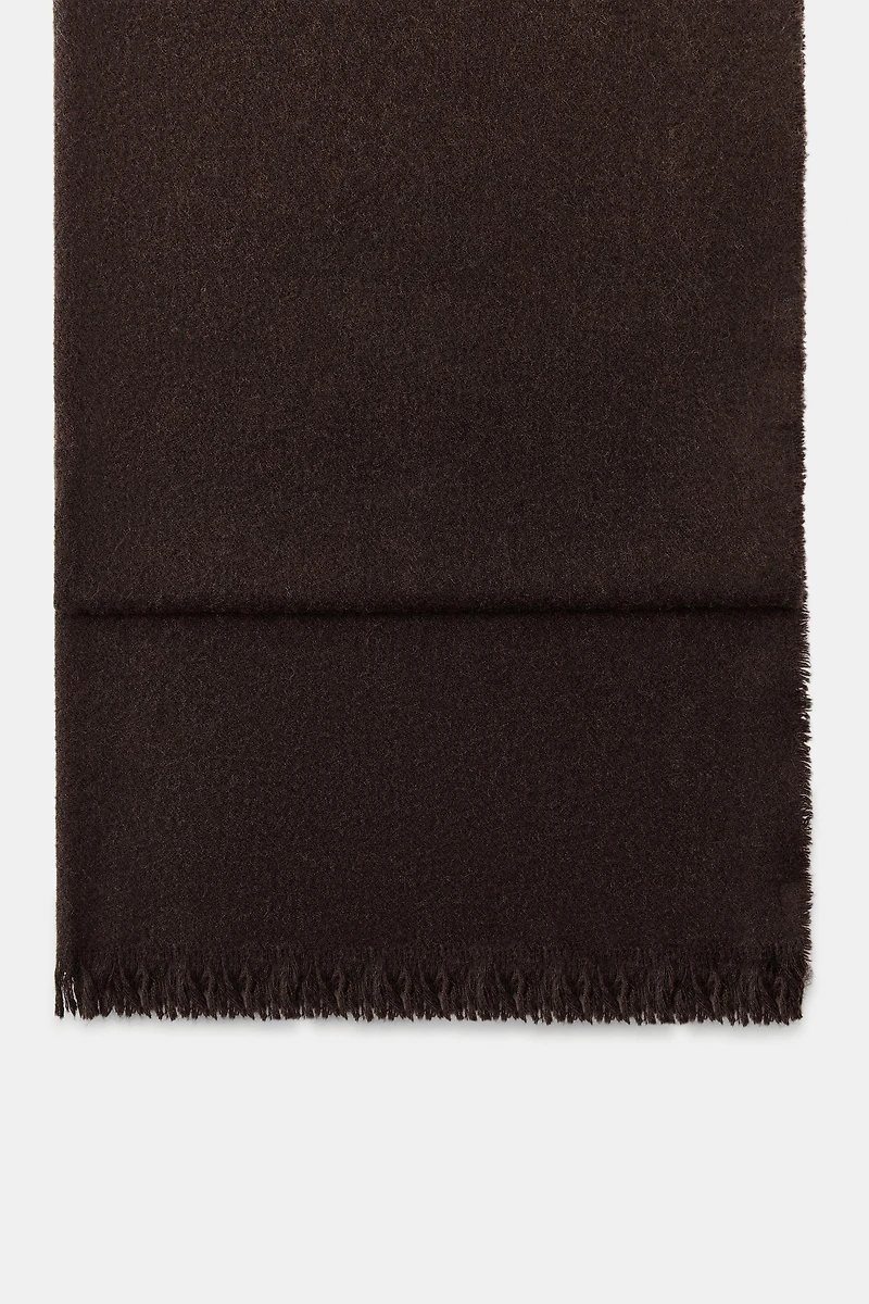PLAIN WOOL SCARF