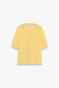 COLLAR POLO CARDIGAN