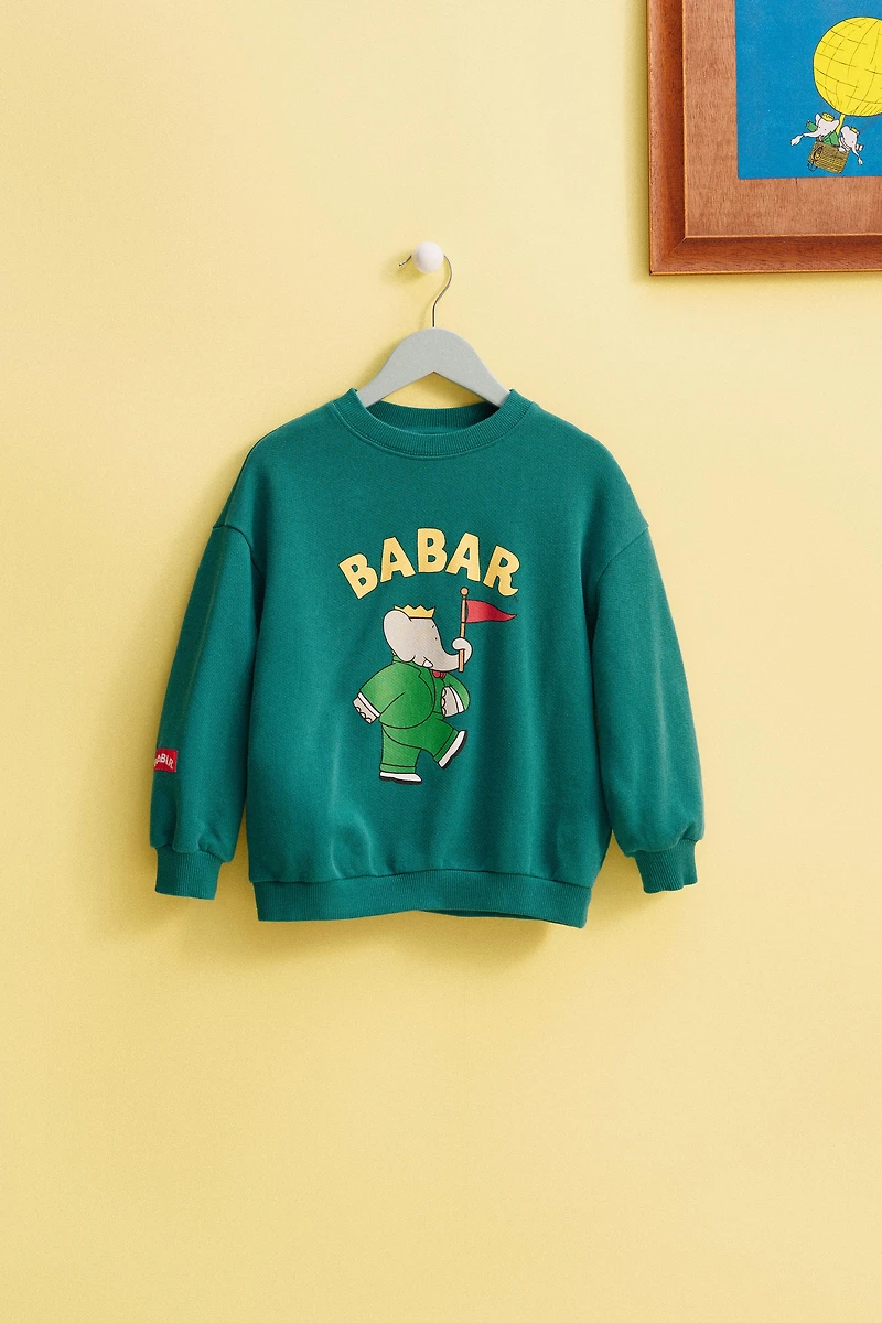BABAR ™ PRINT SWEATSHIRT
