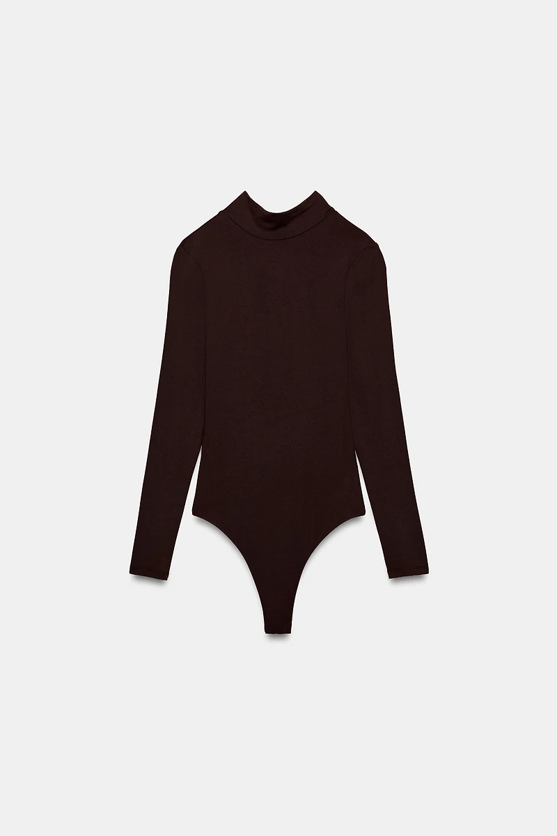 OPEN BACK TIE BODYSUIT