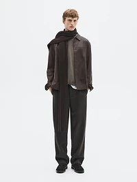 Nappa leather overshirt - LIMITED