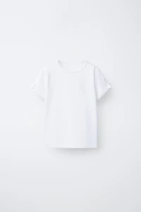 RIBBED STRIPED TIE T-SHIRT