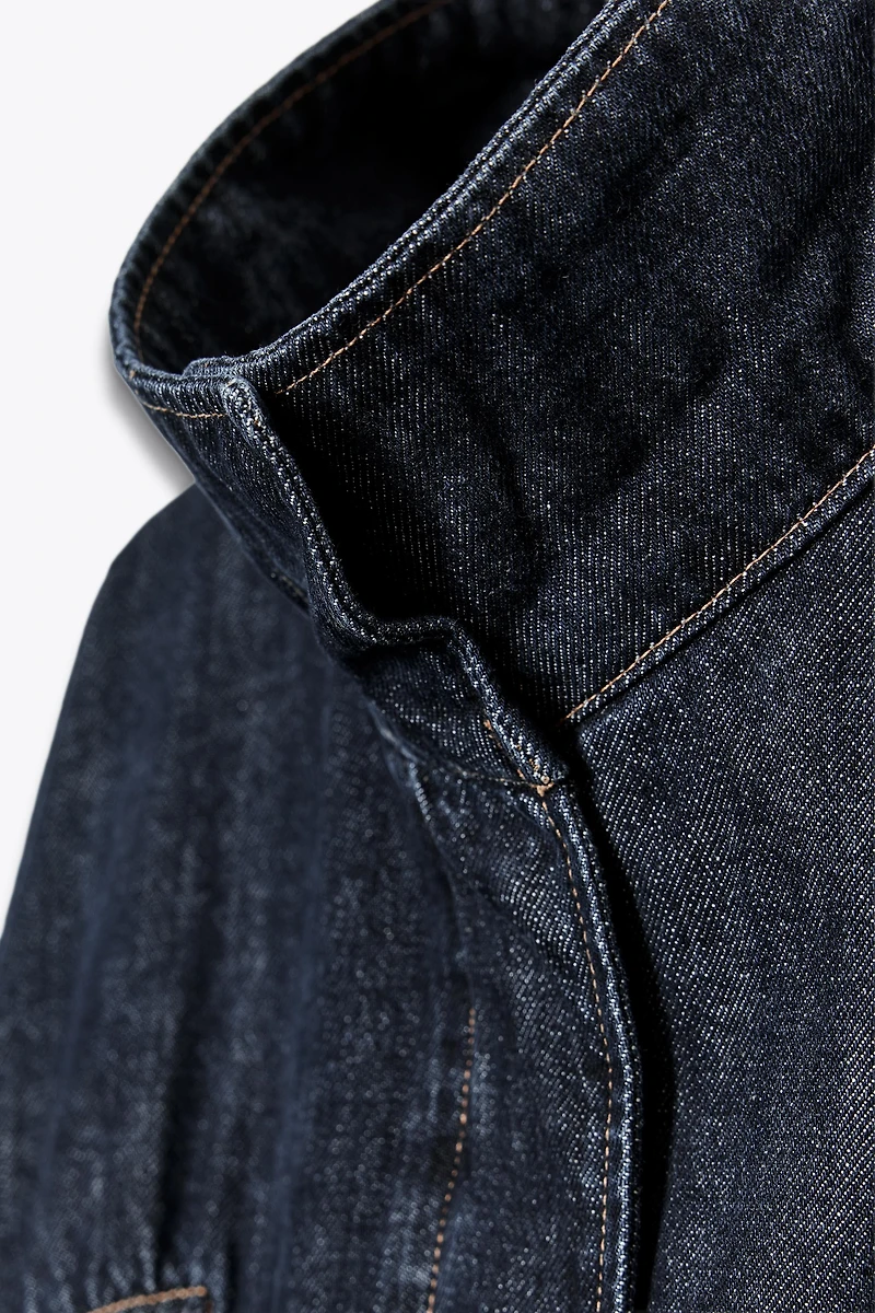 TRF BATWING SLEEVE DENIM JACKET