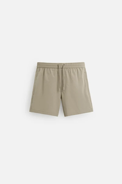 MAILLOT DE BAIN MI-LONG EN SEERSUCKER