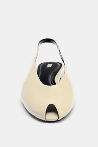 OPEN TOE SLINGBACK SHOES