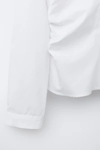 SIDE RUCHED SHIRT