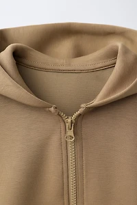 INTERLOCK HOODIE VEST