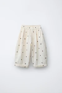 PANTALON BAGGY STRUCTURÉ SOLEIL