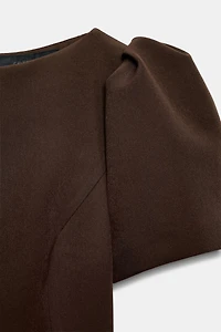 SHORT PLEATED POCKET DRESS