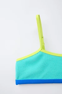 6-14 ANS / BIKINI À LISERÉS EN CONTRASTE
