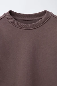 BASIC LABEL SWEATSHIRT