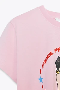 BETTY BOOP® WASHED EFFECT T-SHIRT